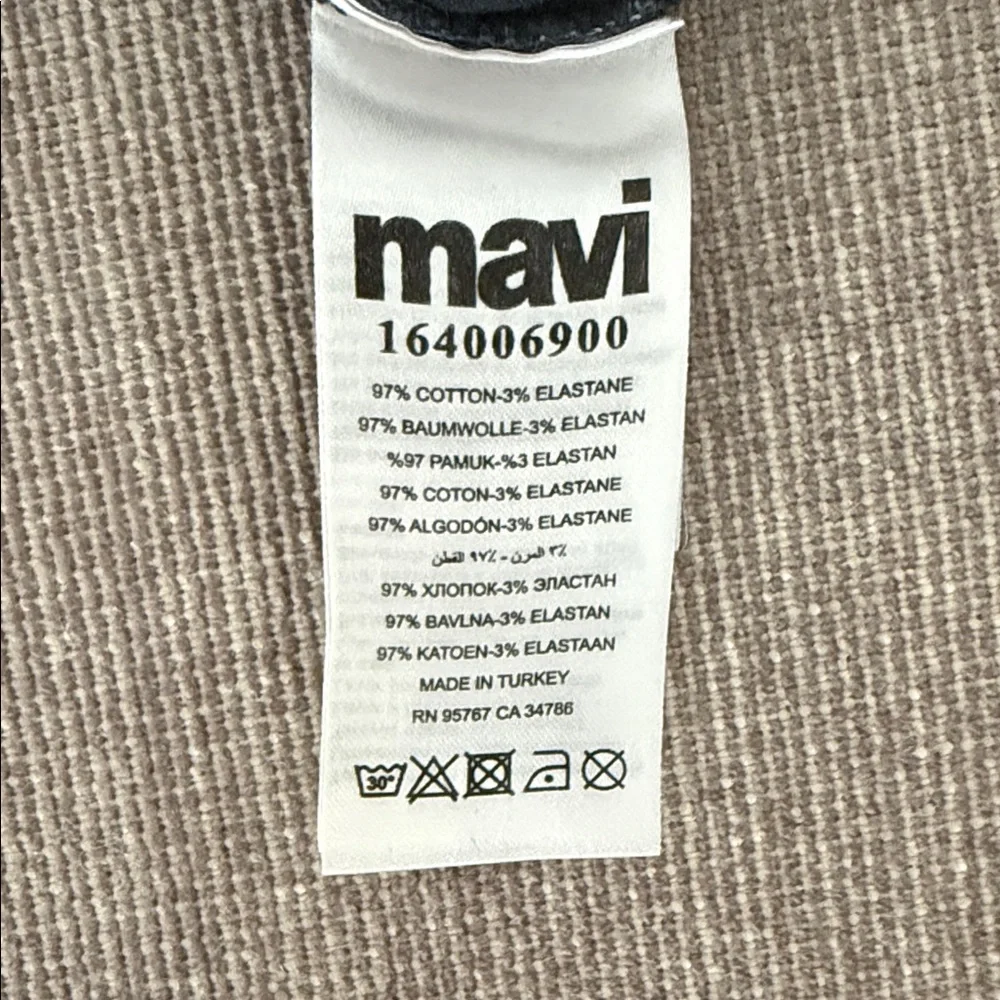 Mavi Black Marble Cotton Crop Top - Picture 5 of 5